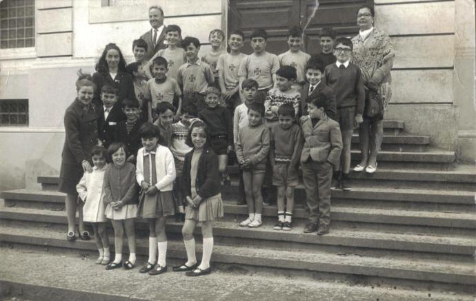 Nenos das escolas de Santa Marta